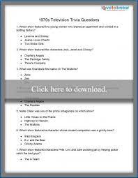 The period was also known for the birth of disco and punk rock, sea monkeys, rubik's cubes and yes, even streaking. Printable 1970s Trivia Lovetoknow