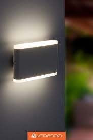 Hochwertige Graue Led Wandleuchte Updown 2 X 5w Ip54 Fur Den Innen Und Aussenbereich Grau An Wandleuchte Beleuchtung Wintergarten Einrichten