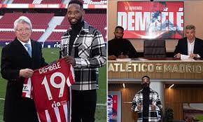 The home of atlético madrid on bbc sport online. Atletico Madrid Hand Moussa Dembele Diego Costa S Old No 19 Shirt As La Liga Club Unveil New Signing Daily Mail Online