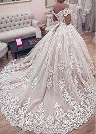 Fa159 Gorgeous Lace Ball Gown Wedding Dresses 2020 Sweetheart Off The Shoulder Appliques Lace Up Back Muslim Bride Wedding Gowns Buy Layered Lace Wedding Gowns Arab Muslim Wedding Dress Wedding Gown Sheer Back