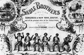 Black And White Minstrel Show Images Sable Brothers A 19th Century Minstrel Show This Was Where Caucasians Made Themselves Up To Look Like African Americans And Performed Musical Selections