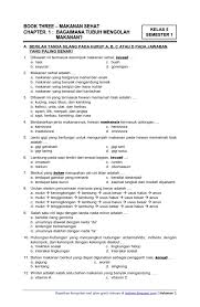 Link download buku tema 3 kelas 5 sd pdf. Download Soal Tematik Kelas 5 Semester 1 Tema 3 Subtema 1 Makanan Sehat Bagaimana Tubuh Mengolah Makanan Rief Awa Blog