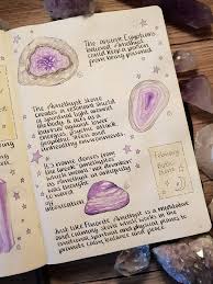 Pin By Ariana On Crystals Healing Stones Grimoire Book Book Of Shadows Witch Books