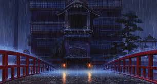 Share the best gifs now >>>. Calming Hd Rain Gifs Studio Ghibli Anime Scenery Studio Ghibli Spirited Away