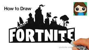 Hope you enjoy the tutorial !!i'm giving away this logo, comment #giveaway if you want it :). How To Draw Fortnite Logo Easy Drawing Lessons For Kids Easy Drawings Drawings