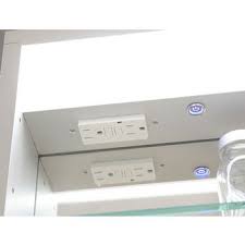 Hollywood Lighted Recessed Medicine Cabinet W Interior Electrical Outlets 15 Or 24 Wide By Empire Industries Kitchensource Com