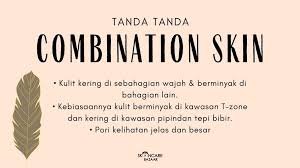 Penyebab internal kulit kombinasi antara lain perubahan hormonal ketika hamil/menstruasi, gangguan kelenjar endokrin, psoriasis, factor genetik. Skincare Bazaar Dermova On Twitter Combination Skin Kulit Kombinasi Kulit Kering Dan Berminyak Pada Certain Area Biasanya Bhgn T Zone Akan Berminyak Bahagian Lain Kering Combination Ni Pun Boleh Jadi