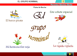 Resultado de imagen para grupo nominal