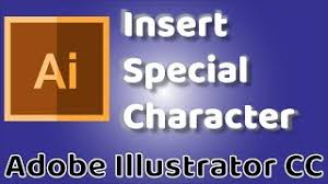 Alternative text adobe ® illustrator ® software provides a web graphics production tool for developers to insert alternative text within the design tool itself. Insert Special Character Adobe Illustrator Cc 2019 Youtube