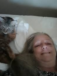 Adopting a former feral cat named moosey