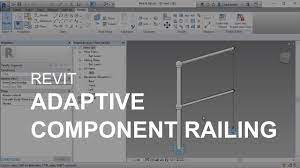 Revit Adaptive Component Railing Railing Revit Tutorial Components