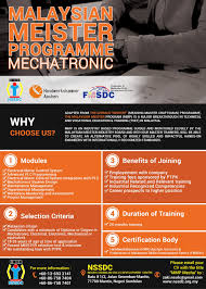 Start share your experience with negeri sembilan skills development centre (nssdc) today! Malaysian Meister Programme Mechatronic Nssdc