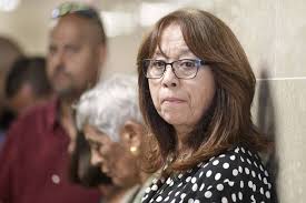 Septiembre 3, 2019.Fajardo, Puerto Rico..Jenssen Medina lle a l tribunal de  Fajardo para tener su