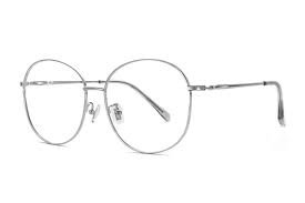 銀色復古眼鏡61003-C2/銀-FitGlasses視鏡空間- 首選線上配鏡, 兒童眼鏡, 隱形眼鏡配送, 太陽眼鏡, 兒控鏡片