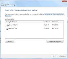 .on good, free, backup software for windows 7. Windows Backup Using Windows 7 Backup Software