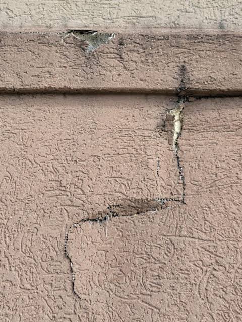 EIFS crack and finish coat repair on an exterior wall by Modern Wall Systems