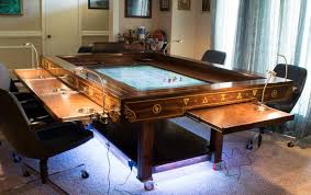 Diyer Builds Cool Steampunk Gaming Table Images Gaming Table Diy Table Games Woodworking Projects Table