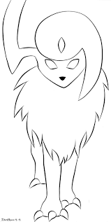 Hot pinks, bright blues, and every other shade under the sun. Pokemon Absol Coloring Pages