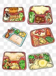 Hand Drawn Cartoon Cute Small Fresh Lunch Box Food Set Lunch Clipart Hand Painted Cartoon Png Transparent Clipart Image And Psd File For Free Download Lunch Box Recipes Lunch Box How
