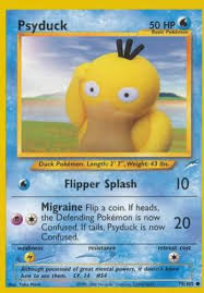We have a large selection of pokemon singles. Pokemon Card Neo Destiny 79 105 Psyduck Common Bbtoystore Com Toys Plush Trading Cards Action Figures Games Online Retail Store Shop Sale