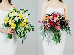 Three main types of roses are likely candidates for your wedding flowers: Spring Wedding Bouquets Using Seasonal British Blooms