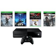 Xbox One 1tb 5 Game Bundle With Rise Of The Tomb Raider Xbox One Consoles Best Buy Canada Xbox Xbox Console Xbox One Console