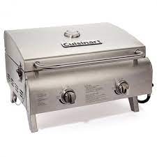 Cuisinart Chefs Style Portable Tabletop Grill Cgg 306 Bbqguys Best Gas Grills Gas Grill Chef Styles