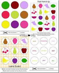 Fruit Match Up Games Mama Miss Teaching Colors Folder Games Early Learning