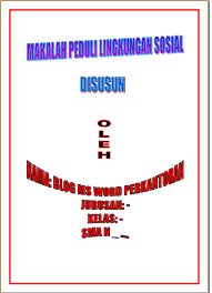 Check spelling or type a new query. Cara Membuat Cover Makalah Di Microsoft Word Word Pekantoran