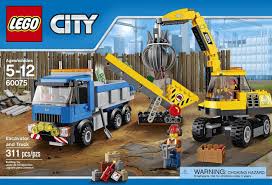 Lego City Excavator And Truck 60075 Lego City Lego City Sets Lego Truck