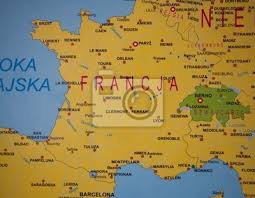 Map ośrodków narciarskich pozwala porównać lokalizację poszczególnych ośrodków w genewa. Szczegolowa Mapa Francji Szwajcarii Fototapeta Fototapety Monaco Genewa Barcelona Myloview Pl