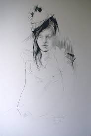 Draw an oval slightly wider at the top than bottom. How To Draw A Human Face How To Draw A Portrait Of A Girl With A Pencil Old Masters Academy