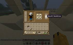You will get one sandstone block per four sand blocks. Mc 28498 Crafting Smooth Sand Stone Into Smooth Sand Stone Jira