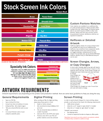 Color Chart Cheap Yard Signs And Banners