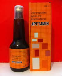 It comes in syrups or pills. Apetamin Vitamins Syrup I Eat World Wide