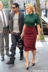 Green On Red Fitted Beyonce Street Style Beyonce Outfits Beyonce Style