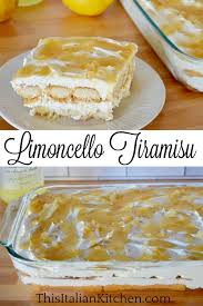 Limoncello Tiramisu Italian Lemon Dessert Recipe Italian Desserts Desserts Lemon Desserts