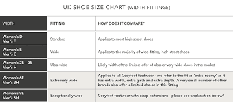 8 Wide Shoe Size Chart Ambrose Wilson The Ladies Clothing