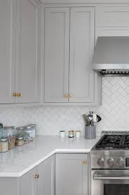 50 White Herringbone Backsplash Tile In Style White Kitchen In 2020 Kitchen Design Decor Grey Kitchen Designs Kitchen Design Small