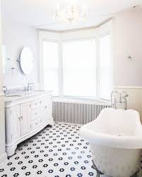 Restore Your Bathroom To A Vintage Glory With The Classic Look Of This Hexagon Tile To Cr White Hexagon Tile Bathroom Bathroom Tile Designs White Hexagon Tiles