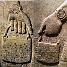 Mysterious handbag of the gods symbol