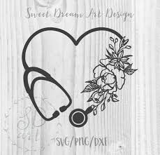 Heart Stethoscope With Flowers Svg Heart Stethoscope Svg File Medical Assistant Svg Nurse Svg Cr Nursing Quotes Nursi In 2020 Nurse Tattoo Medical Tattoo Nurse Art