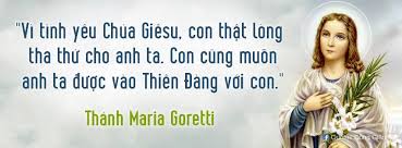 Káº¿t quáº£ hÃ¬nh áº£nh cho thanh Maria Goretti