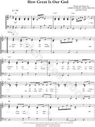 Chris Tomlin How Great Is Our God Sheet Music In Bb Major Transposable Download Print Sheet Music Chris Tomlin Greatful
