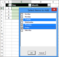 Select Multiple Items From Long List In Excel Contextures Blog Excel Work Smarter The Selection