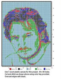 Liam Neeson Or Sean Penn Plastic Canvas Patterns Canvas Patterns Cross Stitch Patterns