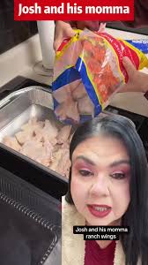 Josh and his momma and them ranch wings!!! #RanchWings #Wings  ##ranchtok##chickenwings#foryoupage #fypツ🍗