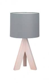 Einzelleuchte unbestückt flg., ø 11,0 cm höhe: Ging Nachttischlampe E14 Max 40 W Hohe 31 Cm Grau Lichted De Led Lampen Und Beleuchtung