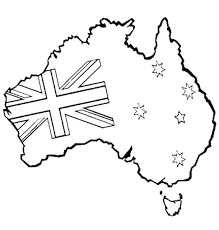 Pin By Jordana Caple On Kids Coloring Pages Australia Crafts Australia Day Australia Flag