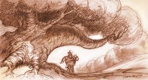 Shrek Concept Drawing By Paul Shardlow Cartoon Sketches Animation Art Concept Art